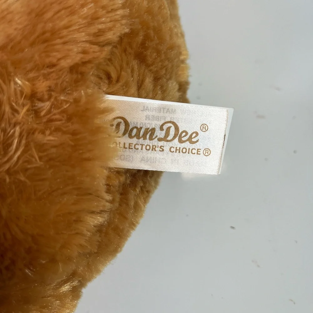 Dan Dee 26” Brown Floppy Puppy Dog‎ Santa Hat Soft Plush Stuffed Toy Christmas